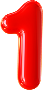 Number 1 Red