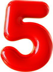 Number 5 Red